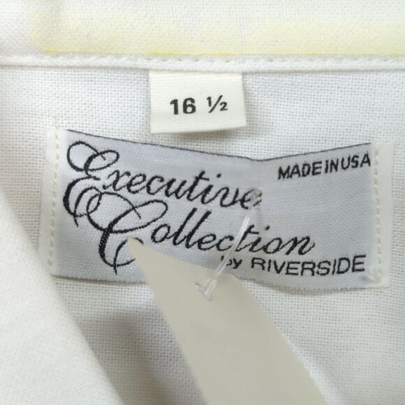 Coca Cola White Cotton Oxford Button Down Short Sleeve Uniform Shirt, Men's 16.5 - Picture 7 of 10